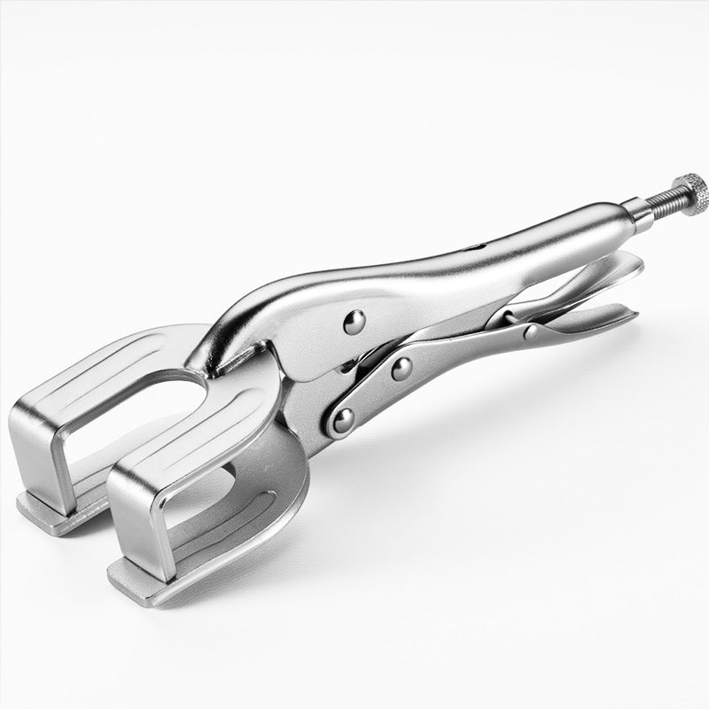 9-inch U-Shaped Welding Locking Pliers, Adjustable Multifunctional Metal Welding Clamp Pliers Quick-lock Release for Easy Removal