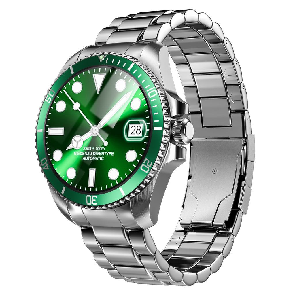 Smart Watch with Bluetooth Calling 1.43-inch IPS Screen | Mechanical Rotating Bezel | 3D Curved Glass | IP68 Waterproof | 100+ Sports Modes | Health Monitoring | Fitness Tracker for Men and Women
