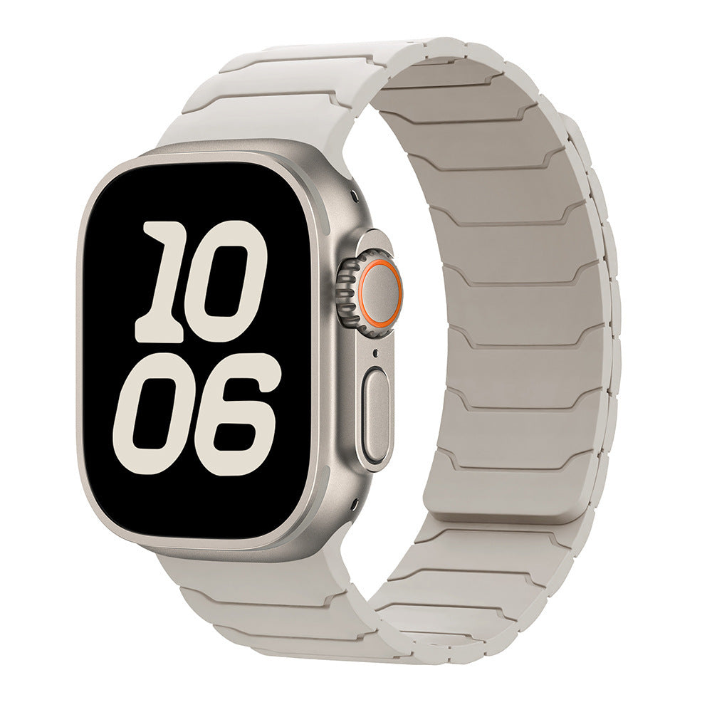Armor Warrior Silicone Magnetic Watch Strap — Compatible with the Entire Apple Watch Range