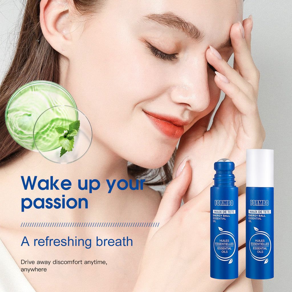 FORMBO ENERGY BALL Essential Oil Roll-On: Refreshing and Revitalising · A single swipe keeps you alert all day long