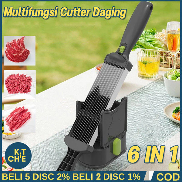 Multi-Function Home Fresh Meat Slicer 18 Slices in One Cut, Reduces Prep Time by 90%