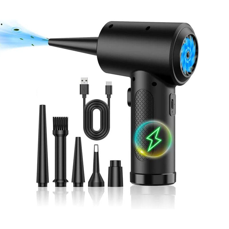 Wireless Air Duster 50000 RPM Dust Blowing Duster Inflator USB Compressed Air Blower Cleaning