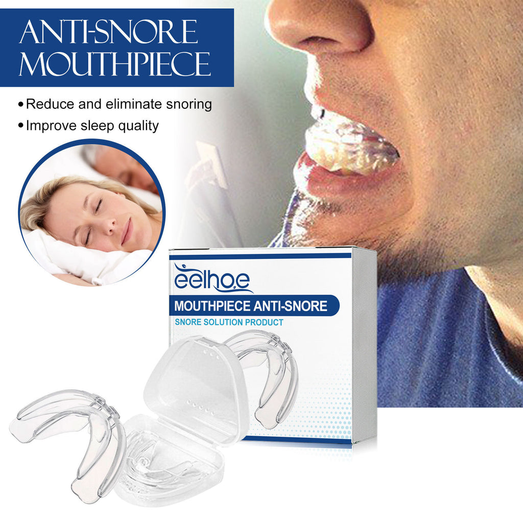 Professional Anti-Snoring Mouthpiece - Alleviates snoring/teeth grinding, maintains unobstructed breathing, protects teeth, your reassuring sleep companion