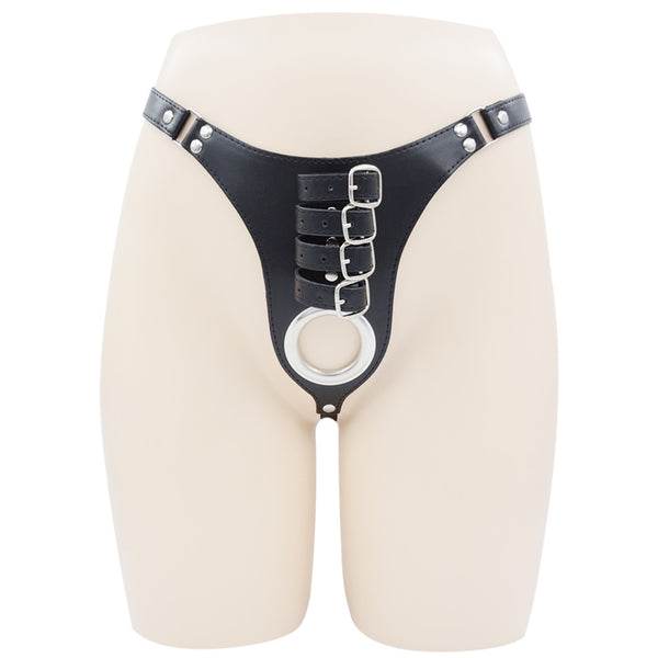 Male Chastity Device - Professionally Designed Adjustable Penile Restraint Set | Genital Discipline Toy | Injury-Preventing Safety Design | Multi-Stage Adjustment for Waistband and Restraint Straps | Comfortable and Durable Silicone Lining