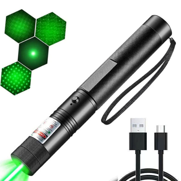 High-Power Laser Flashlight Can light matches Multi-Functional Projection Effects Long-range Laser Pointer