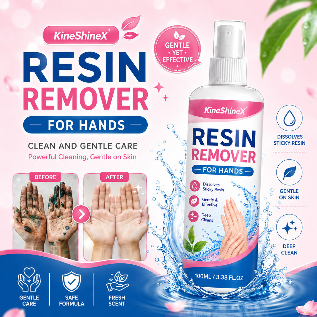 100ML Resin Remover for Hands – Plant-Based Epoxy & UV Resin Cleaner