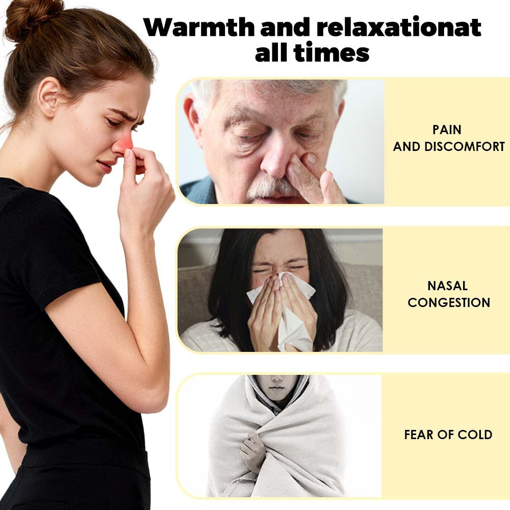 Red Light Therapy Heating Nasal Mask Three-setting constant temperatur ...