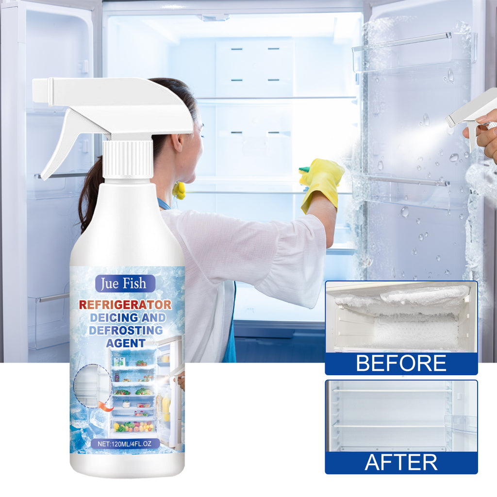 120ml Refrigerator Ice Layer Remover Spray Frost Prevention Cooling Enhancement Improve Food Freshing Car Fridge Defrosting Agent