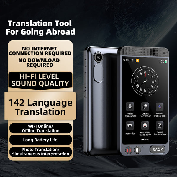 Smart Voice Translator 142 Online Languages 19 Offline WIFI Photo Recording Dictionary D21 Translation Device Business Travel
