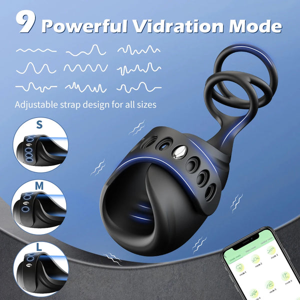 3rd Generation Penis Trainer Delay Trainer App Remote Control Vibrator Men Masturbators