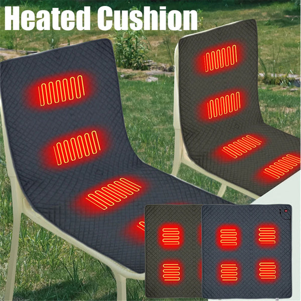Adjustable Temp New Heated Cushion Electric Heating Kang Board Outdoors Heating Pad For Sofa Chairs Table Heats Adjustable