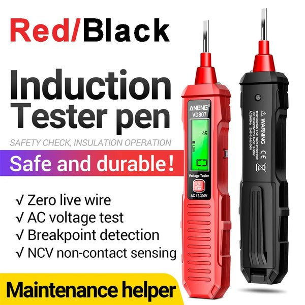 Digital Voltage Detectors Electric Tester Pen AC 20~1000V Portable Screwdriver Indicator NCV Electroprobe Tools