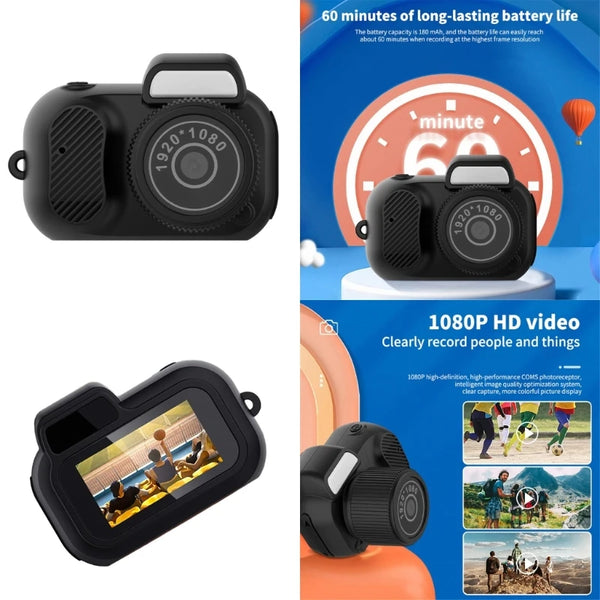 Y3000 USB Mini Camera 0.96in Screen Portable Video Recorder 1080P for Recording