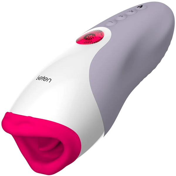 Leten Fiery Red Lips Masturbator - Experience the Ultimate Oral Sensation