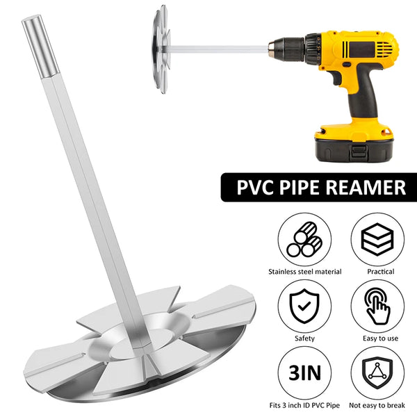 1-3 Inch Reamer Tool Plumbing Fitting Saver Bit Socket Saver For 1/2" Speed Power Drill Inside Pipe Cutter For ABS PVC Pipe