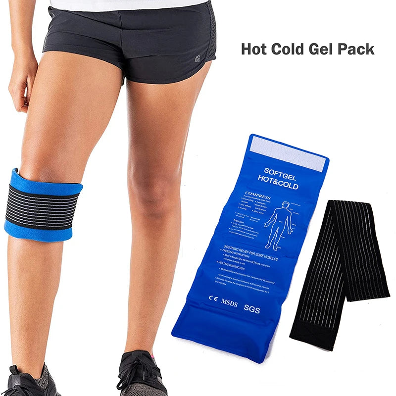Reusable Hot Cold Gel Pack for First Aid Sports Muscle Pain Ice Heat Pad