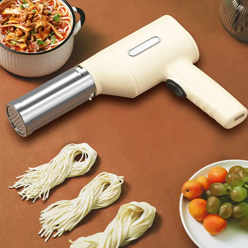 Electric Cordless Pasta Maker Machine Auto Noodle Maker for Kitchen 5 Pasta Shapes Detachable Easy Clean Pasta maker
