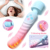 Double-head Heated AV Vibrator with 360° Rotation - G-Spot Magic Wand, Clitoris Stimulator & Powerful Vibration Dildo