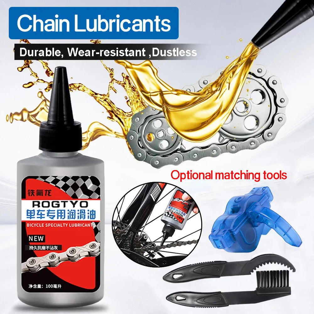 100ml Bicycle Special Lubricant Motorcycle Chain Maintenance Cleaning Brush MTB Chain Tool Oil Road Bike Cycling Accessories