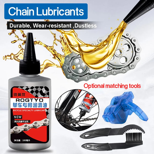 100ml Bicycle Special Lubricant Motorcycle Chain Maintenance Cleaning Brush MTB Chain Tool Oil Road Bike Cycling Accessories