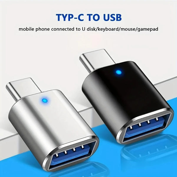 2Pcs USB C To USB Adapter, USB C Male To USB 3.0 Female Adapter OTG Converter