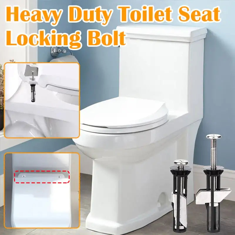Heavy Duty Toilet Seat Fastener Bolt kit Stainless Steel Tank Toilet Bolt Hinge Screw Retractable Toilet Cover Bolt Kit
