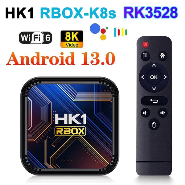 WIFI6 Android 13 USB3.0 TV Box 4GB 32GB/64GB 4K/8K Allwinner H313 Dual Wifi BT5.0 Set Top Box Voice Remote Media Player