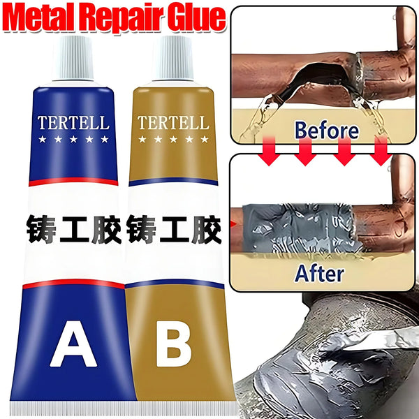 Metal Repair Agent AB Glue Casting Adhesive Industrial Repair Agent Casting Metal Cast Iron Damaged Crackle Welding Glue