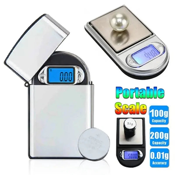 Lighter Jewellery Scale 0.01g High-Precision Electronic Jewellery Scale Portable Pocket Scale