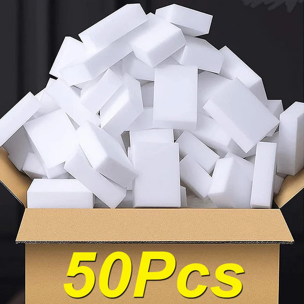 50Pcs Sponge Magic Household Dish Pot Dishwashing Cleaning Brushes Sponges for Office Kitchen Bathroom Cleaner Tools