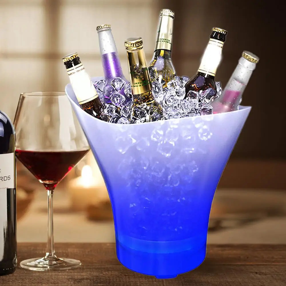 Glowing Ice Bucket Bluetooth Audio Colorful Glowing Drink Container