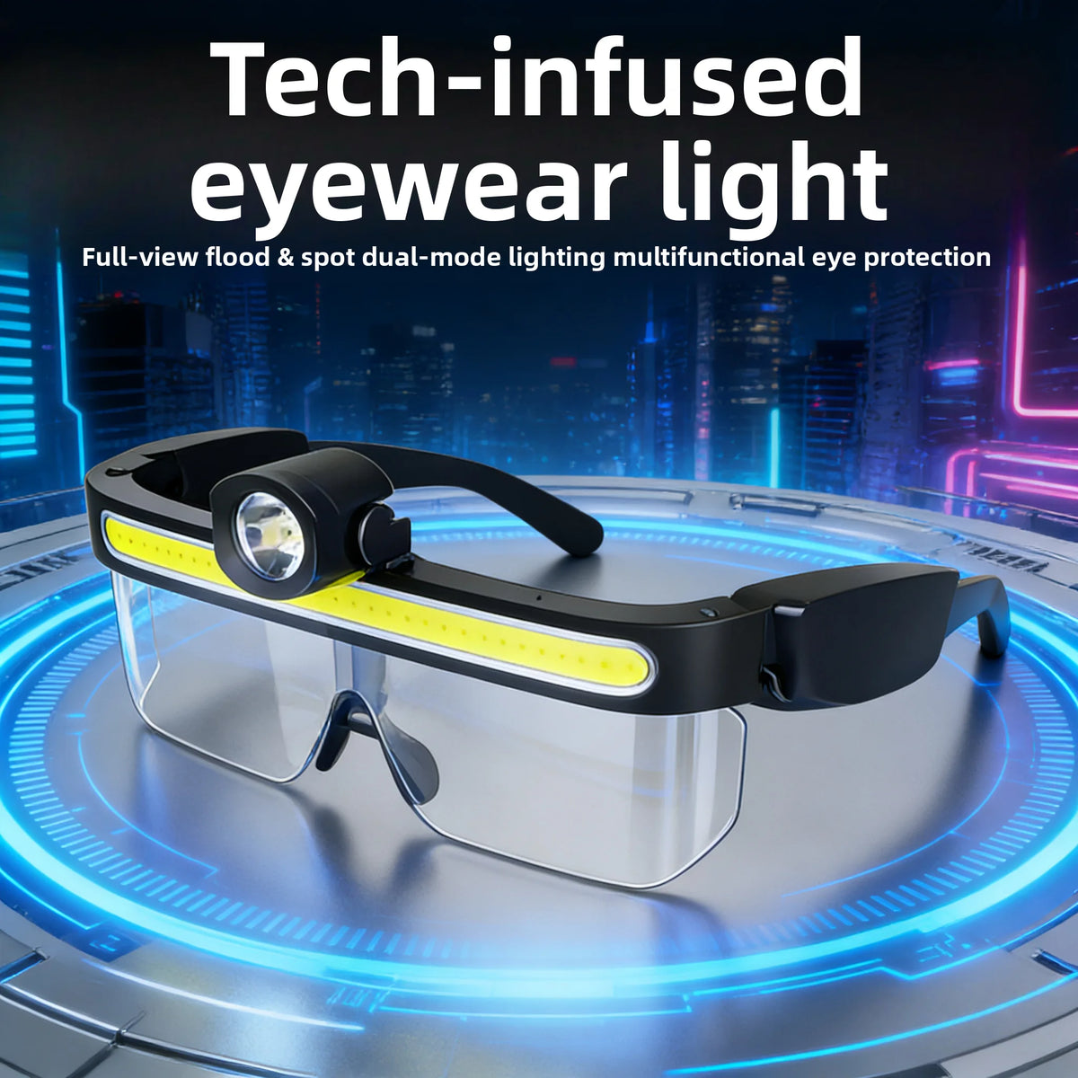 New LED Goggle Light – Wide-Angle Flood Light | Type-C Fast Charging ...