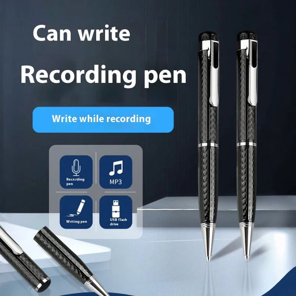 Hidden Digital Voice Recorder Ballpoint Pen Refill 16G/32GB USB Flash Driver Sound Audio Recording MP3 Player Dictaphone