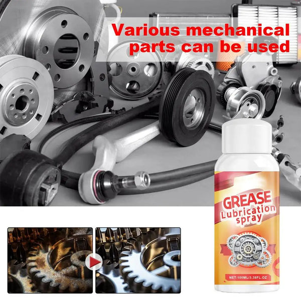 100ml Multifunctional Mechanical Grease Lubrication Spray Household Mechanical Gear Cylinder Hinge Door Rust Prevention Spray