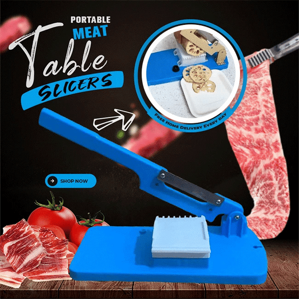 Table Slicer Frozen Meat Cutting Machine Beef Herb Mutton Rolls Cutter Fruit Vegetable Easy Slicer Kitchen Accessories