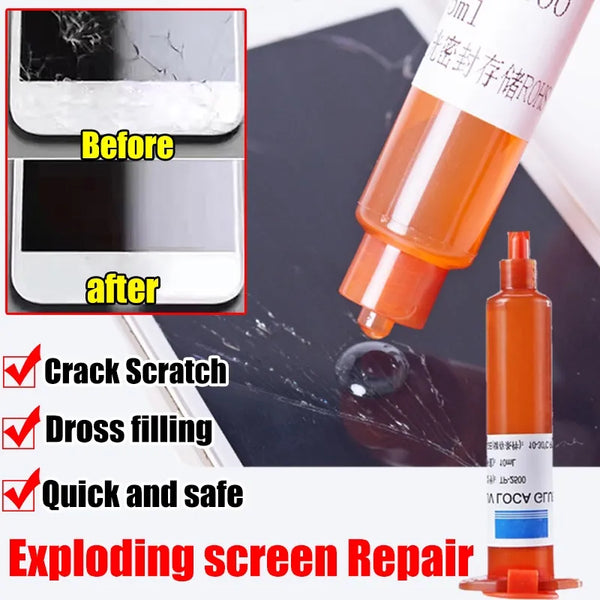 5ml Phone Broken Screen Repair UV Glue UV Glue Optical Clear Adhesive UV Glue Cell Phone Repair Tool for Phone Touch Screen Repair Glue