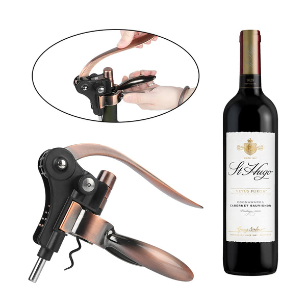 Zinc Alloy Heavy-Duty High-Speed Wine Lever Corkscrew Rabbit-Shaped Wine Opener