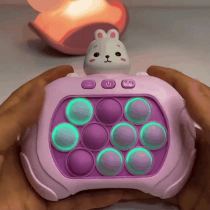 Pop Quick Push Bubbles Game Console Squeeze Decompression for Kids Adult Press Anti Stress Sensory Relief Toys