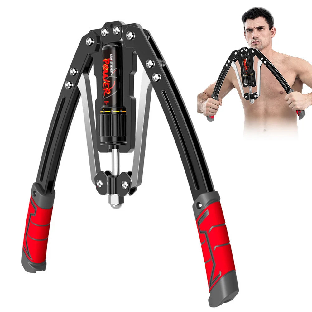 Adjustable Hydraulic Resistance Arm Trainer Chest/Back Muscle Exercise And Shaping Tools Men Home Strength Training Equipment