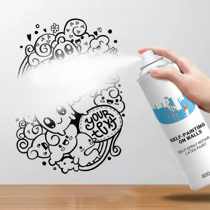 450ml Whitewall Renovation & Repair Latex Spray Paint Wall Self-Spraying Latex paint interior wall paint repair paint wall graffiti