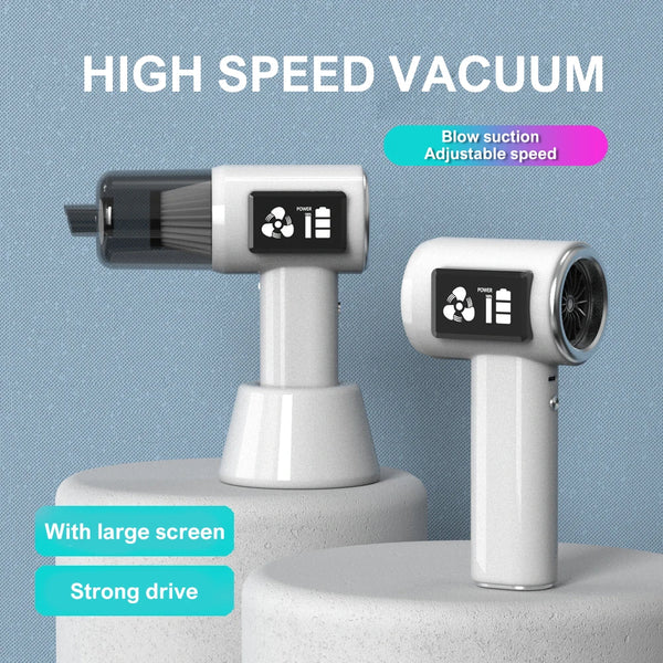 New Adjustable suction 120W 8000Pa Super Suction Wireless Handheld Vacuum Cleaner Blower 4 IN 1 Cleaner Compressor Inflator Blower Car/Home Dual Use