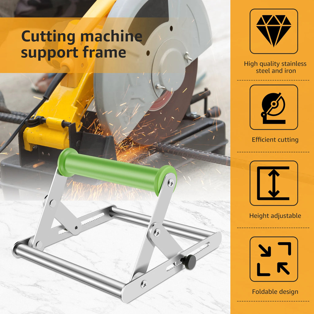 Metal Cutting Machine Work Support Stand Height Adjustable Cutting Machine Support Frame Angle Grinder Holder for Cutting