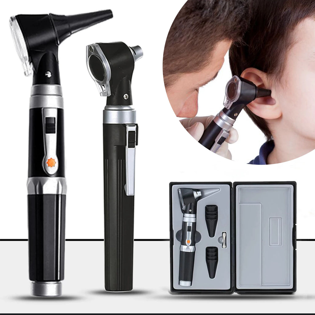 Professional Otoscope - Ear Scope with Light,Ear Infection Detector,for Nursing & Medical Students for Kids and Adults & Pets