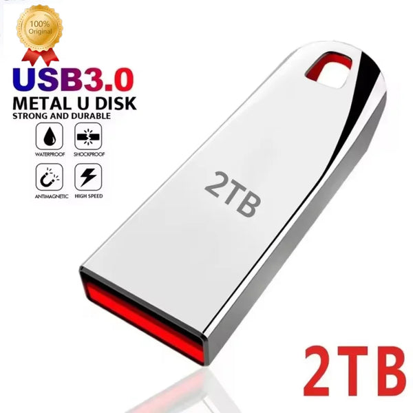 2TB USB 3.0 Metal Flash Drives High-Speed Pen-drive Portable Usb Drive Waterproof Memoria Usb Flash Disk