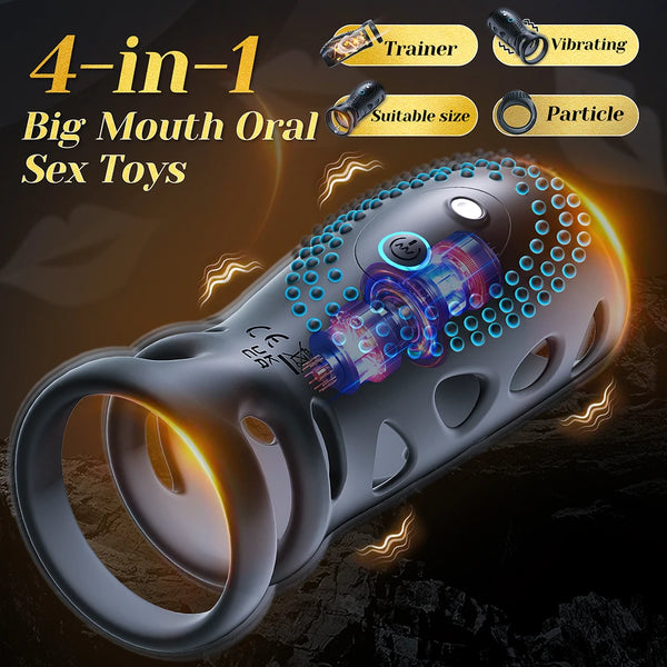 Male Erection Trainer Delay Trainer Couples Orgasm Vibrator