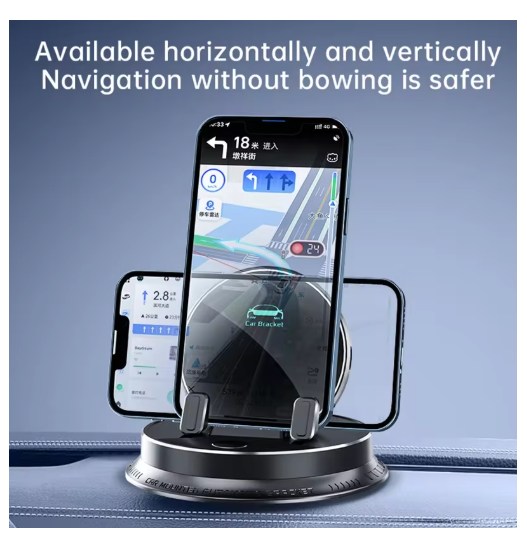 360-Degree Touch-Sensitive Placement Car Phone Holder Advanced Anti Slip Car Dashboard Phone Stand