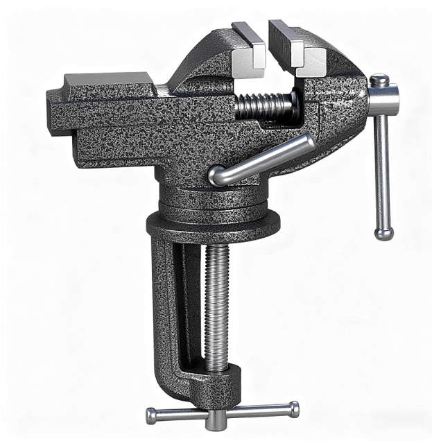 360 ° Rotate Universal Joint Mini Table Plier Workbench Flat Mouth Plier Small-scale Multifunctional Carpentry Fixture