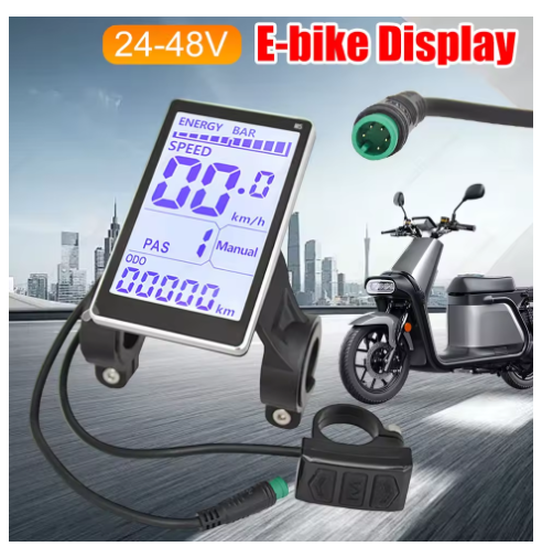 Electric Bike LCD Display Screen Waterproof E Scooter M5 Panel Electric Scooter Panel Screen for Mountain Electric Bike Parts