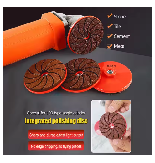 Integrated Grinding Disc Angle Grinder Sand Pad Diamond Sand Chamfering Cutting Grinding Polishing Tile Trimming Polishing Disc