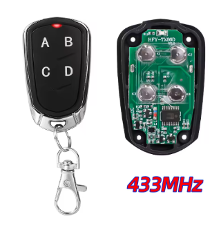 433MHz Clone Remote Control Wireless Fixed Rolling Code RF Transmitter ...